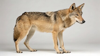 Obraz premium Arabian Wolf on studio background 