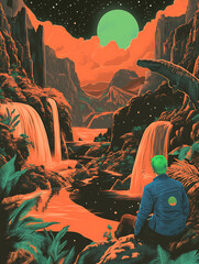 landscape in the forest