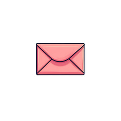 Pink mail envelope emoji