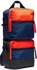 Fototapeta premium Collection of backpacks isolated. AI generative.