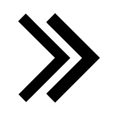 Chevron Right Icon Vector Illustration