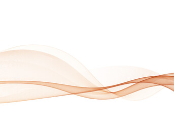 Wavy lines shape wave flow. Abstract design element. Golden wave flow.