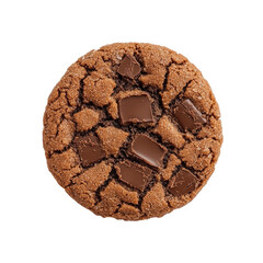 Delicious Chocolate Chunk Cookie Isolated onTransparent background