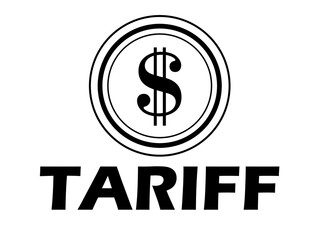 Obraz premium Import tariff sign or stamp. vector illustration