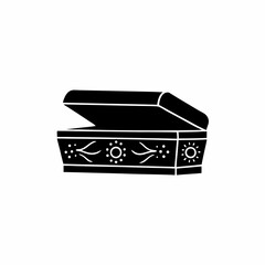 creative details Open Tomb Icon Vector Illustration