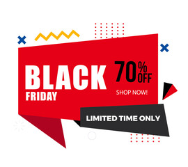 Black Friday Sales Promotion, stickers, clip art images, social media share, poster214.ai