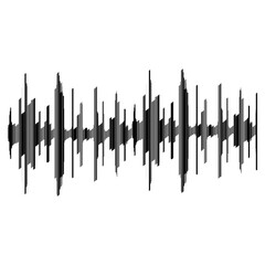 sound and audio waves. Volume wave ,Waves of the equalizer isolated on white background. sound wave Effect. sound wave ilustration