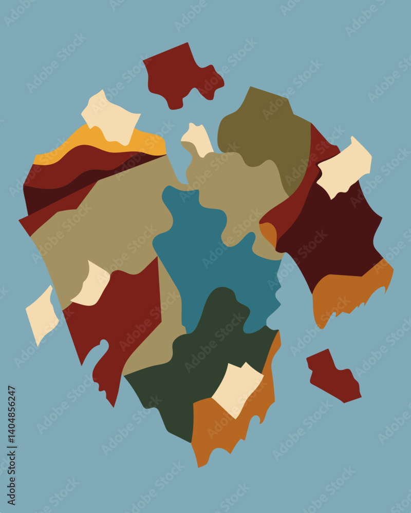 Poster the oncepristine field is now covered in a patchwork of torn stained and outofstyle garments a grim 