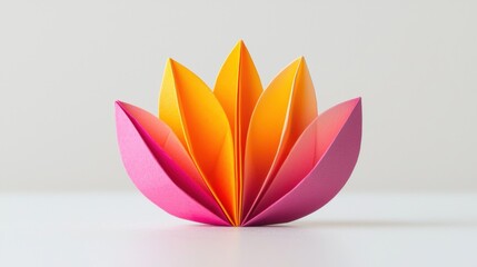 Fototapeta premium A Flower of Paper