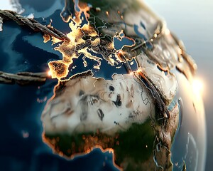 Earth Europe Detailed.