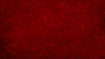 Fototapeta premium Dark Red horror scary background. Rusty metal red texture on red cement concrete background