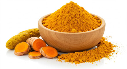 spices in a wooden bowl