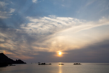 Naklejka premium 奄美大島の自然、海、夕景