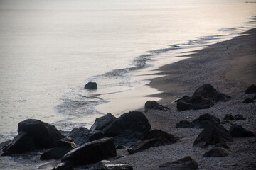 奄美大島の自然、海、渚、波。