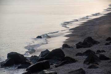 奄美大島の自然、海、渚、波。