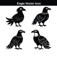 Cute cartoon vector illustration set of different birds like owl, sparrow, chicken, duck with wing and feather design elements for nature art.