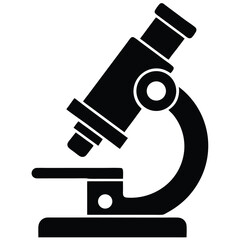 microscope icon vector isolated on white background 