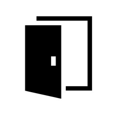 Door Icon Vector Illustration