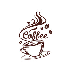 coffee logo vector for café 