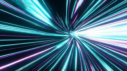 Futuristic Digital Storm Ultra-HD Video of Swirling Data Streams and Binary Codes, Capturing Tomorrow’s Technology Pulse