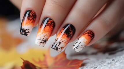 butterfly on a fire
