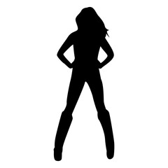 Woman Pose Silhouette 