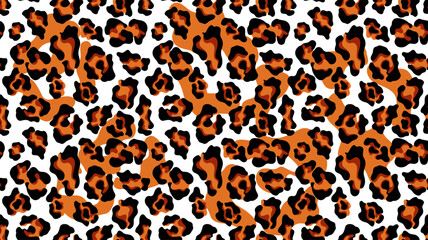 Leopard pattern design. Textile print pattern