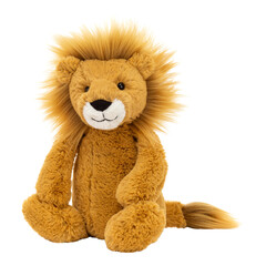 brown lion teddy bear on transparent background  © loknathbaba