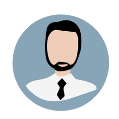 Human avatar. People icon. User profile sign illustration