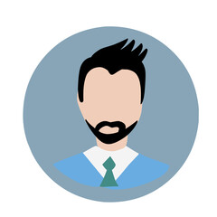 Human avatar. People icon. User profile sign illustration