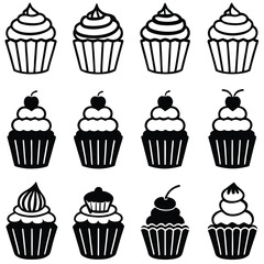 This title combines the main elements (cupcakes, cakes, and desserts) with a focus on sweetness and decoration, making it easy to understand
