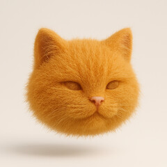 cat on white background