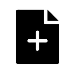 Obraz premium file add icon vector illustration