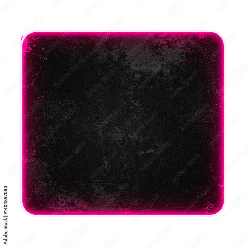 Poster a unique abstract background with a dark center and neon pink border creating a modern aesthetic per