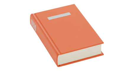 Isolated Orange Book