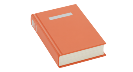 Isolated Orange Book