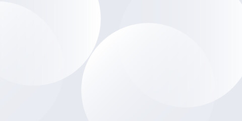 Modern white background with grey circle lines. Digital future technology concept abstract modern