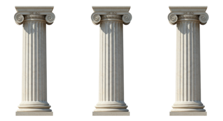 Isolated Three Stone Columns