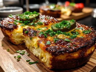 Cheesy Jalapeno Cornbread Bites.