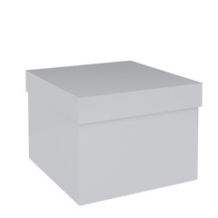 Fototapeta premium white box on white background