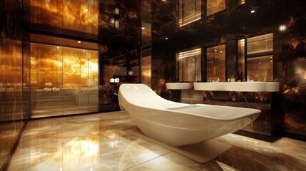 modern bathroom interior