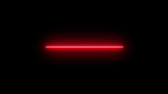 Neon light red color flicker animation