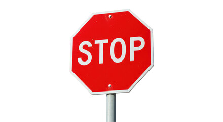 Isolated Stop Sign