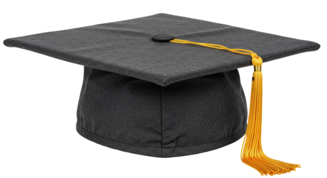 Isolated Graduation Cap