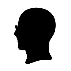 illustration of a man's head silhouette