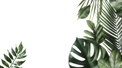 green leaves frame