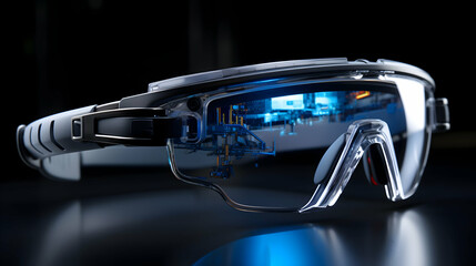 Obraz premium car light bulb with headphones