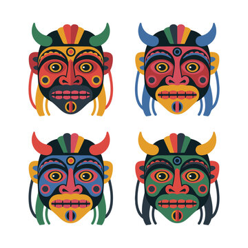 Diablo Huma: Day and Night Spirits. Fierce Faces of Inti Raymi.