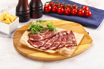 Italian pork sausage - prosciutto crudo