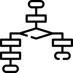 algorithm Illustration on a white background   